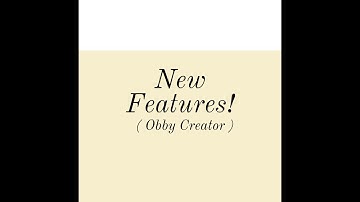 Obby Creator