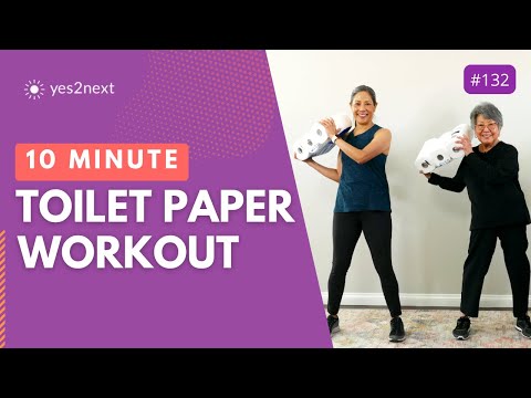 10 Minute Toilet Paper Workout | Beginner Workout at Home