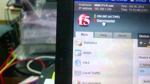 F5 LTM Network Failover cable/Hardwire cable disconnect test