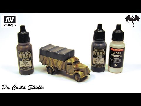 Vallejo wash clarification- how much water are these steps assuming? :  r/minipainting