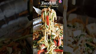 Summer Hyderation with Zaika! Zucchini Noodles #food #healthy #shorts