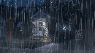 Rain Sound That Will Make You Fall Asleep, Heavy Rain & Thunder Sound for Sleeping  Healing Stress