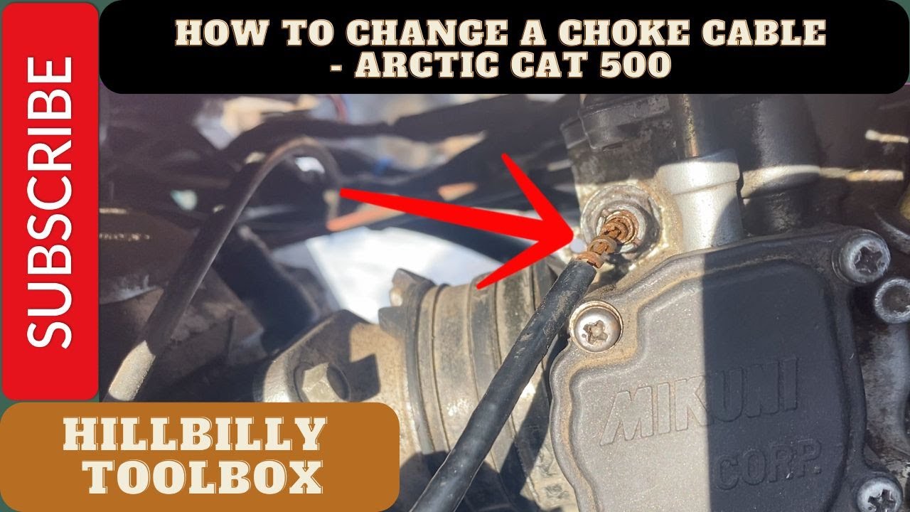 how-to-change-your-choke-cable-on-an-arctic-cat-500-atv-youtube