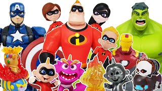 Incredibles 2, Avengers Go~! Ben 10, Hulk, Iron Man, Spider-Man, Thor, Captain America, Thanos