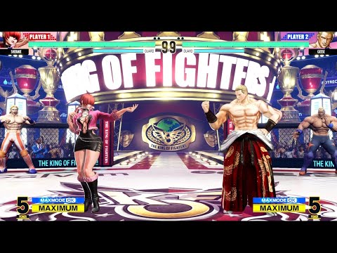 Shermie vs Geese Howard (Hardest AI) - KOF XV (PS5 4K 60FPS)