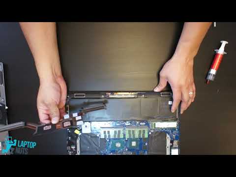 Laptop Dell XPS 15 9560 Thermal Paste Replacement