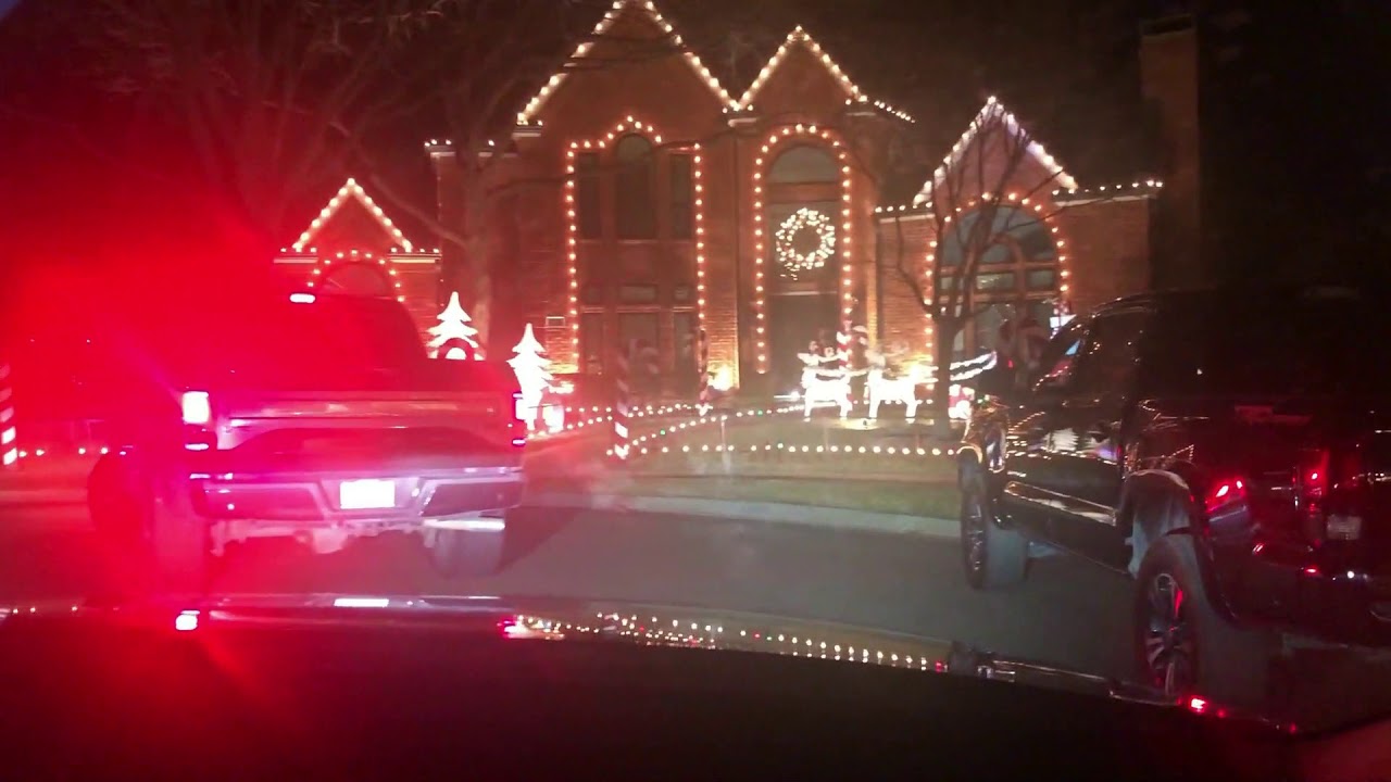 Christmas Lights at Deerfield in Plano Texas Holiday Lighting