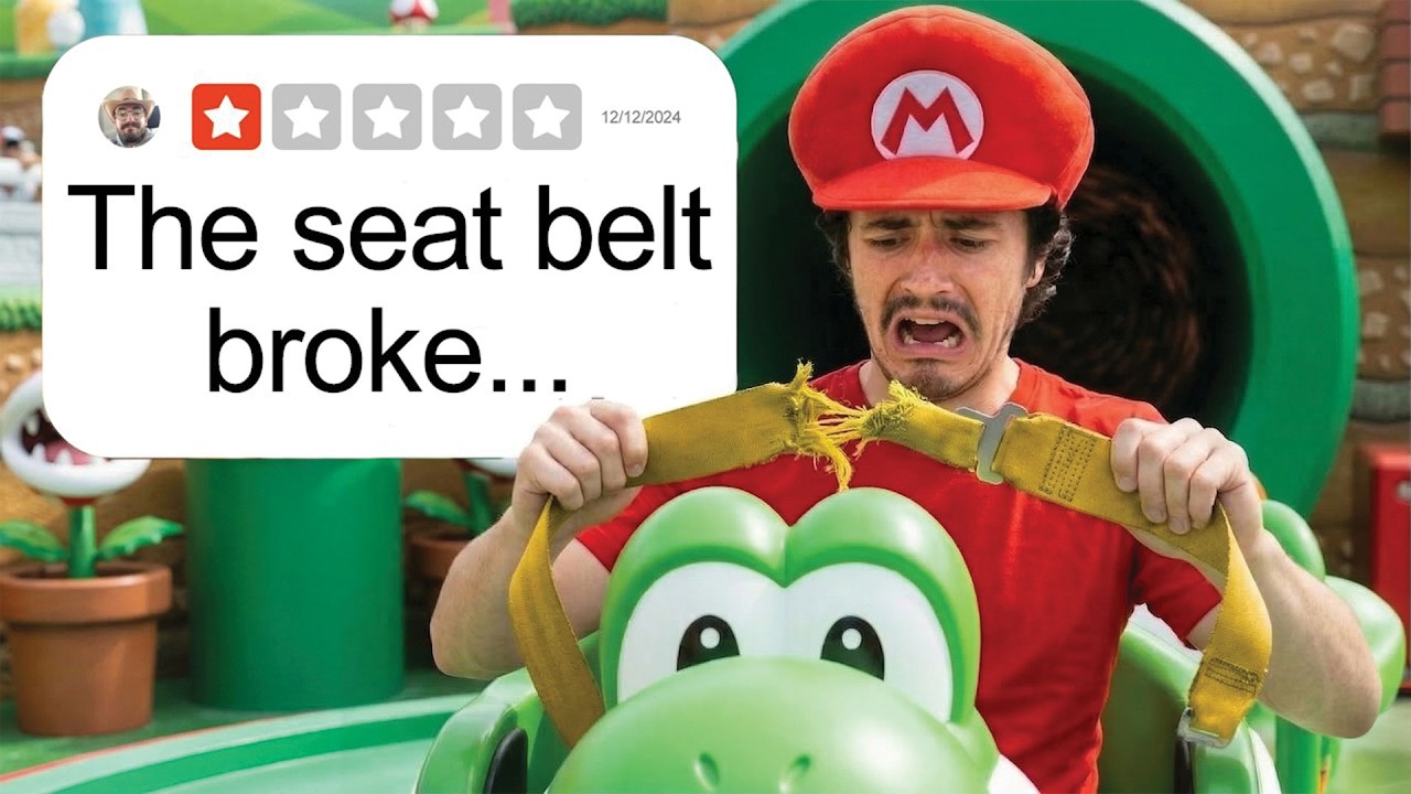 I Tested the WORST Rated Nintendo Theme Park