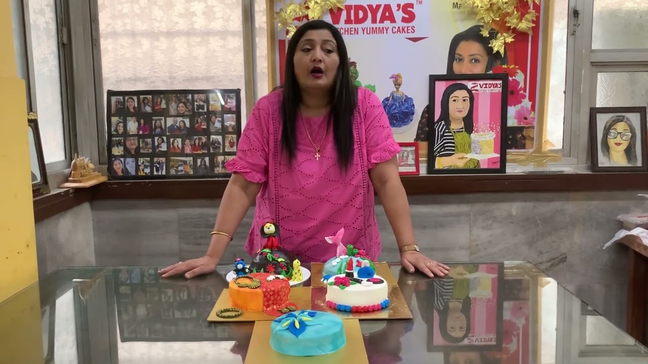 Live online Diploma in Cakes by Vidya for details what’s app on 9699833833