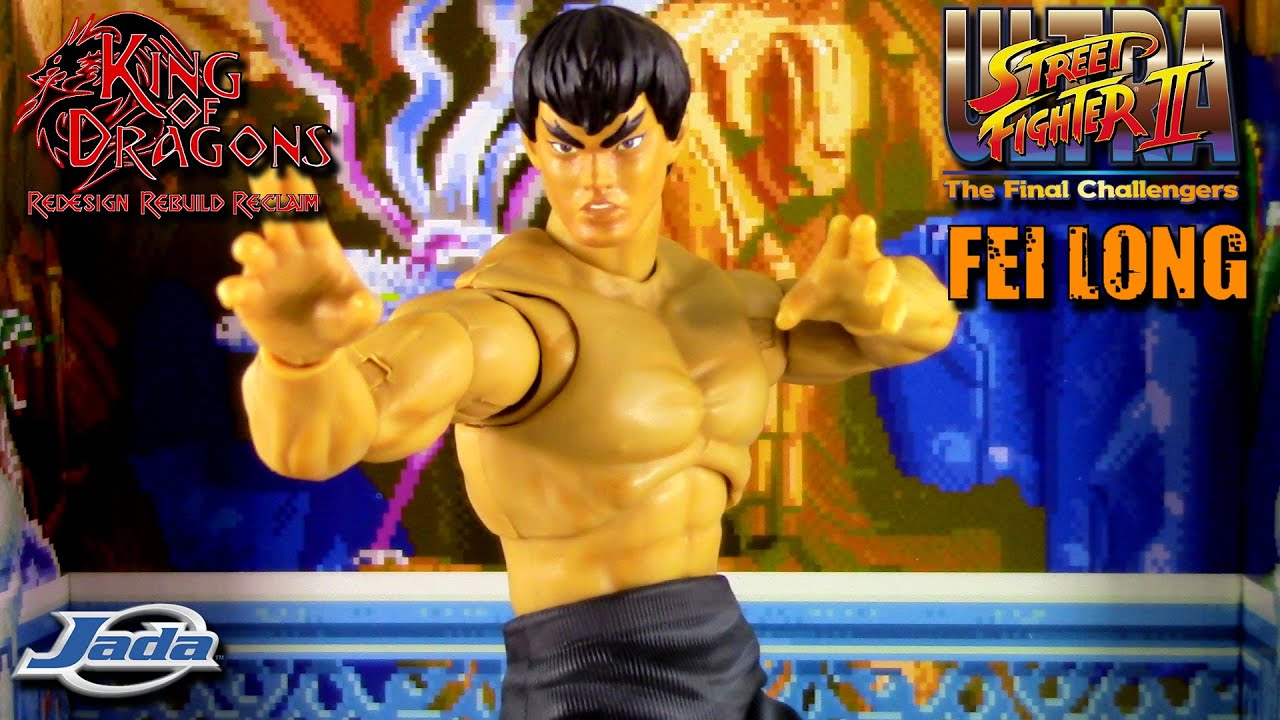 Figurine Fei Long 1/12 - Ultra Street Fighter II, Jada Toys