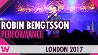 Video thumbnail of "Robin Bengtsson "Constellation Prize" LIVE @ London Eurovision Party 2017"