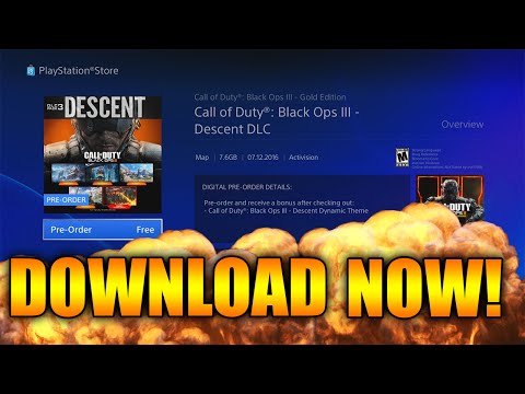 HOW TO DOWNLOAD DESCENT DLC NOW! - GET DLC 3 PRE-LOAD NOW! (BO3 Install Descent Early)