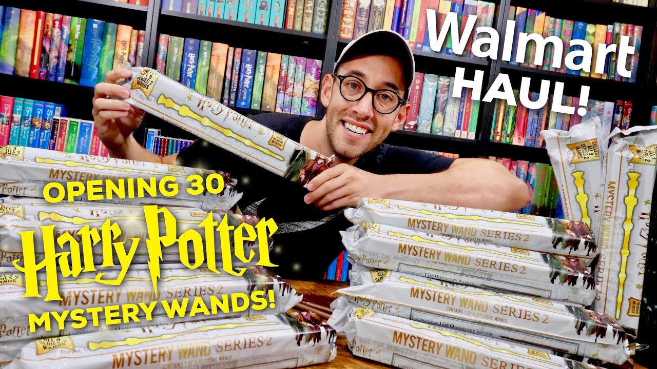 HARRY POTTER HAUL - OPENING 30 SERIES 2 MYSTERY WANDS FROM WALMART