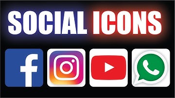 Social Icons Pack in Corel Draw X7 Graphics Tutorial