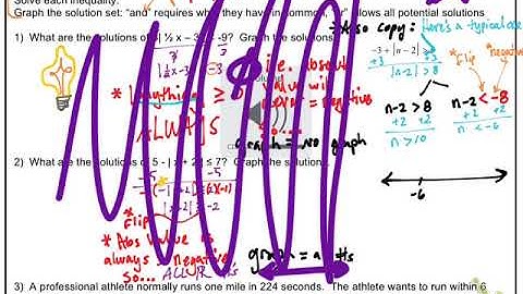 A1 U3 Lesson 5 v2 - Absolute value inequalities