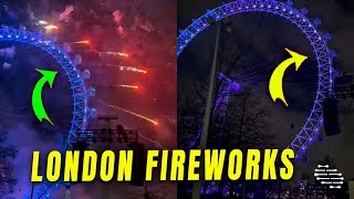 Mesmerizing London Eye New Year's Fireworks