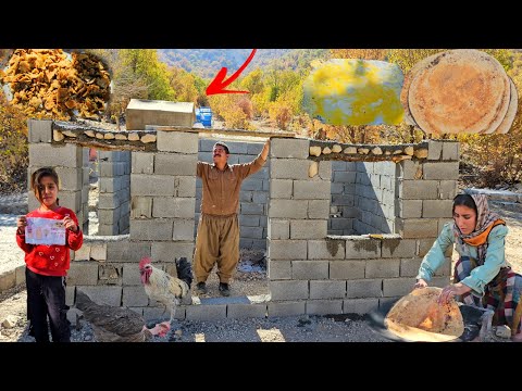 The Battle For Survival In The Mountains Building A Traditional House Before The Deadly Cold Arrives