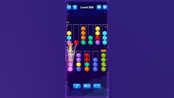 Ball Sort Puzzle level 389. #puzzle #strategy #gamer #game #live #mobile #new #ballsortpuzzle