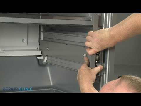 Right Freezer Drawer Slide - KitchenAid 5 Door Refrigerator (Model KRMF706ESS01)
