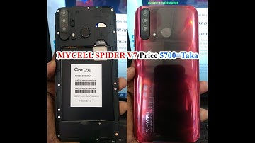 MYCELL SPIDER V7 Price 5700 Taka Flash File Download