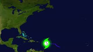 Happy Birthday @Hurricane Laura (The Track Of Hurricane Laura)