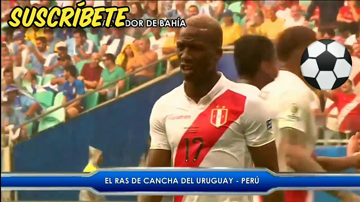 RAS DE CANCHA PERÚ VS URUGUAY