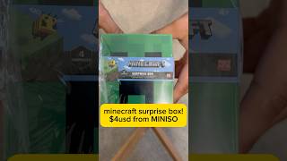 Minecraft Suprise Box from MINISO #minecraft Minecraft Suprise Box from MINISO #minecraft