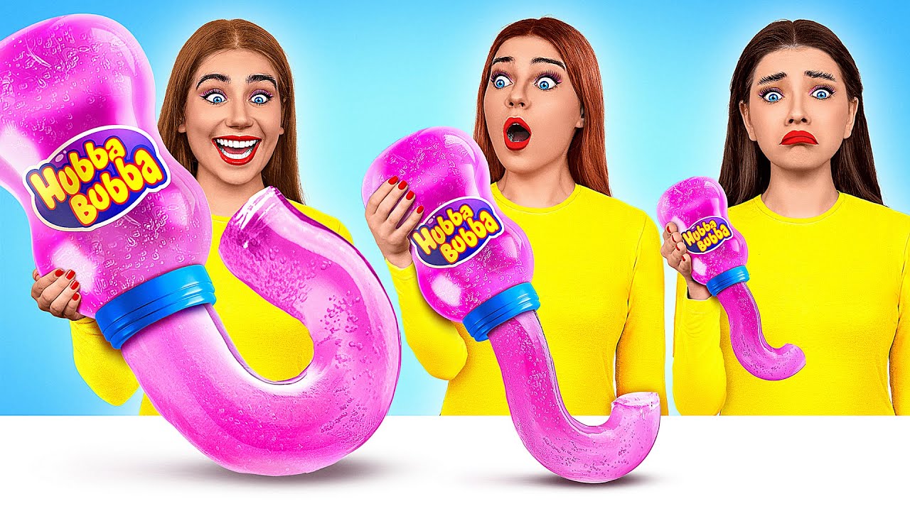 大・中・小フードチャレンジ | いたずら戦争 Jelly DO Challenge