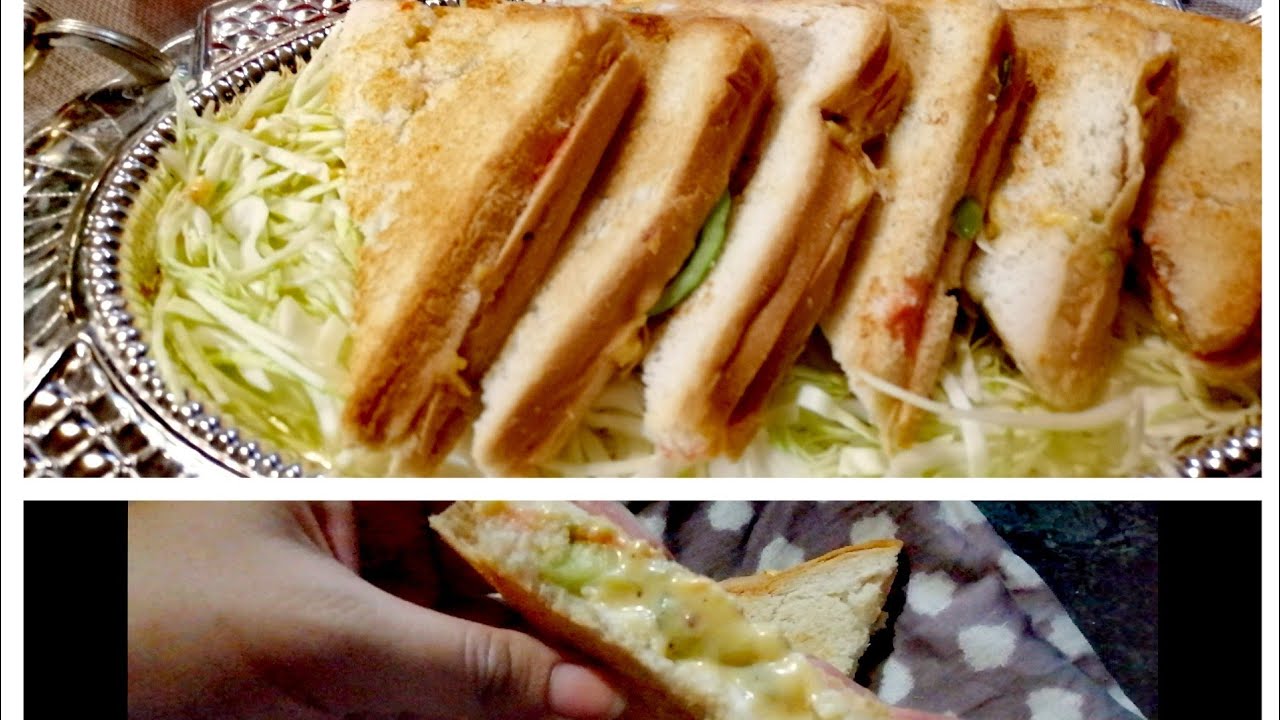 Vegetable cheese sandwich recipe / simple ingredients awesome taste