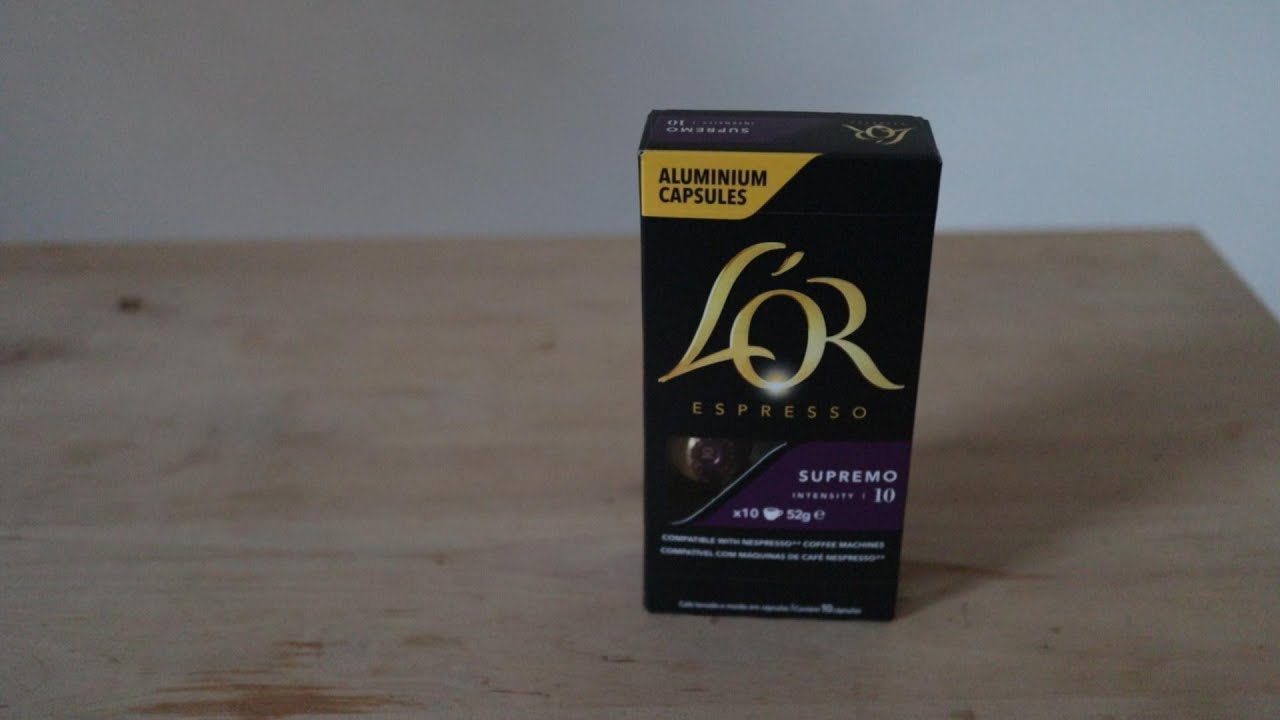 L'OR Espresso Supremo Nespresso Compatible Coffee Capsules 1 x 10