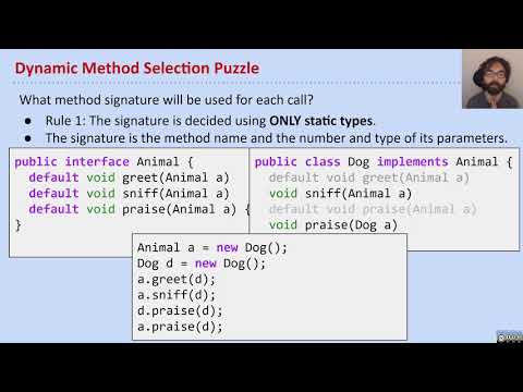 [Inheritance 1, Bonus Video B] -  Dynamic Method Selection as a Two Step Process