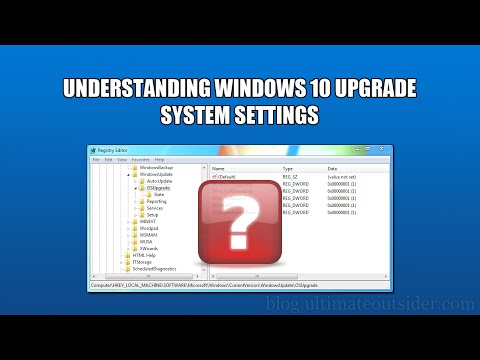 Understanding Windows 10 Upgrade System Settings