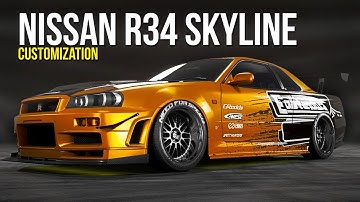 Nissan R34 Skyline Customization - Need for Speed Payback