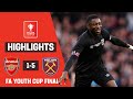 Young hammers run riot to win fa youth cup  arsenal u18 15 west ham u18  fa youth cup 202223