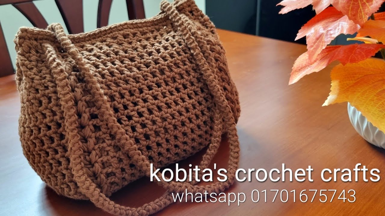 Crochet Purse | Qureshia Bag / Handbag | with Complete Pattern | Step by  Step Tutorial - 704 - YouTube