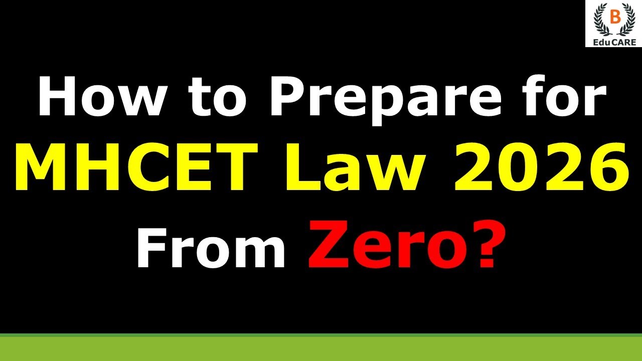 MH CET LAW 2026 Prep from ZERO – Start Smart for Top Law Colleges of ...