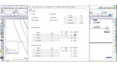 How to plot SC MAX MIN in TCC Curve using ETAP II Relay Protection Coordination