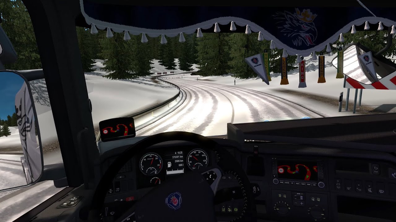Drifting in ETS 2 - Winter 2019 | Testdrive