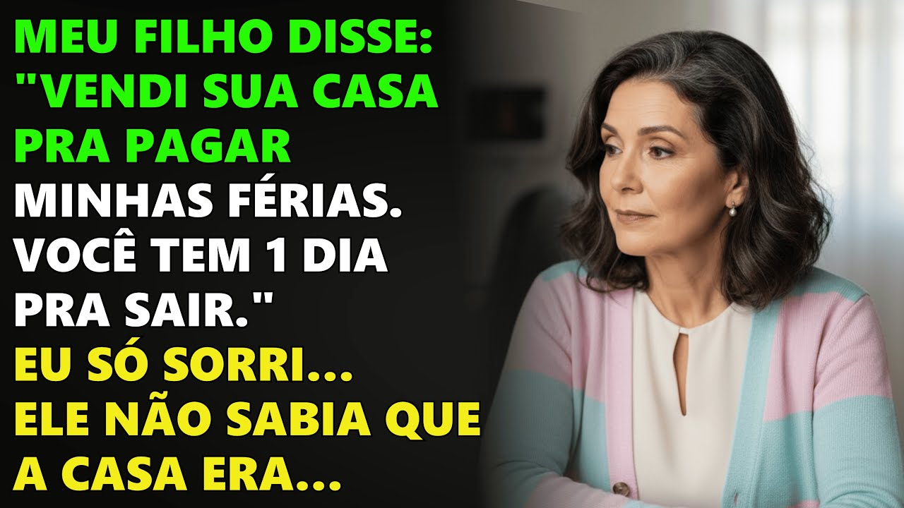 Você tem 24 horas para sair’: meu filho ordenou — mas eu tinha um segredo