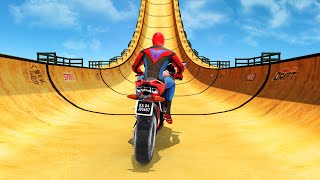 Spiderman Bike Stunt Race - Superhero Bike Challenge | Android Gameplay P1 screenshot 3