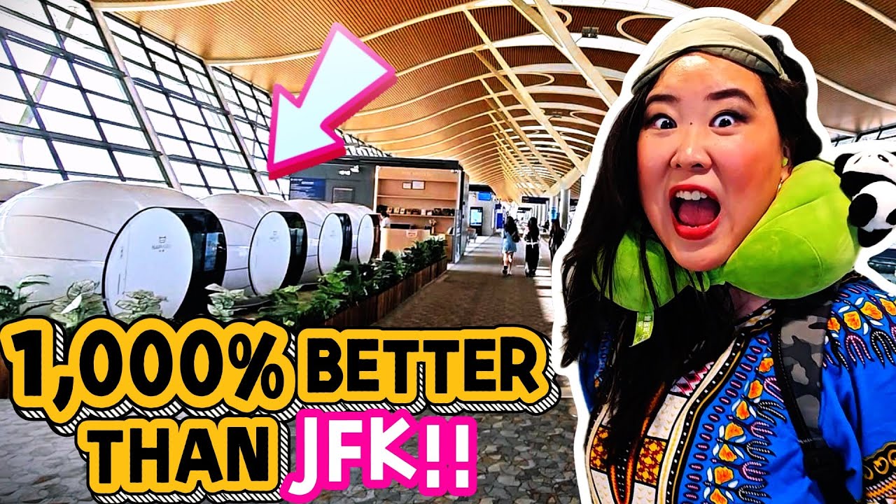 Я воспользовался бесплатным душем + капсулами для сна + проездом до города в аэропорту Пудун в Ша...