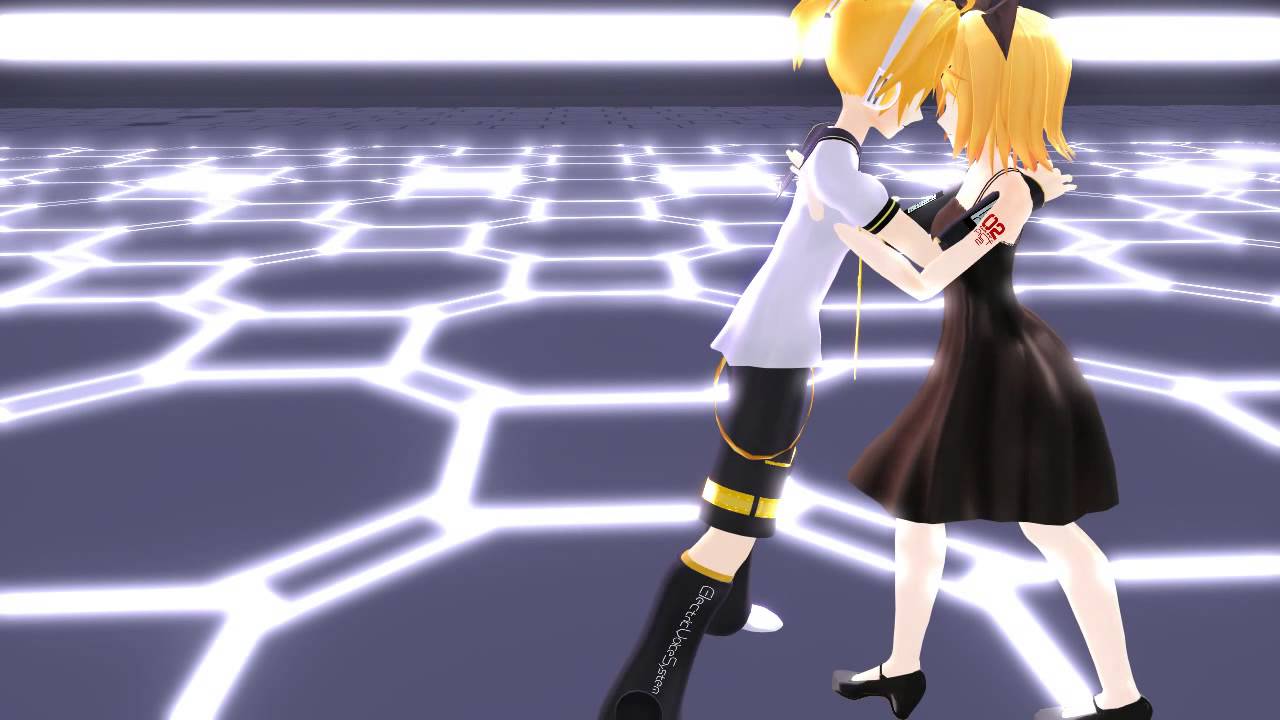 MMD Len Tehien 508 x Rin 508 Night- Kissing Embrace - YouTube