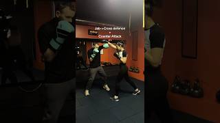 How To Defend Jab → Cross &amp; Counter | Boxing Drill #boxing #boxingworkout #boxingdrills
