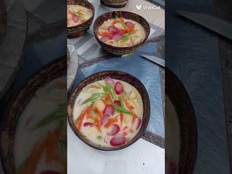 Macaroni Soup In A Coconut Bowl Shorts