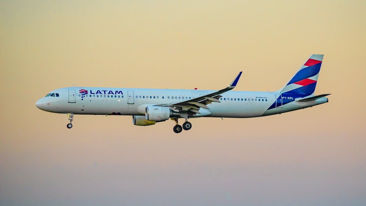 Spotteando aviões da Latam no Aeroporto Internacional de Confins