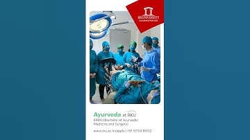 Admissions open for BAMS at RKU!