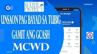 How to pay MCWD  through GCASH