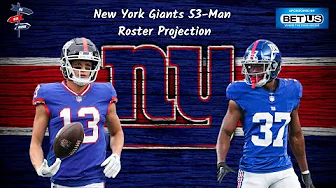 New York Giants 53 Man Roster Projection | David Sills | Darnay Holmes | Matt Peart | Trey Hawkins thumbnail