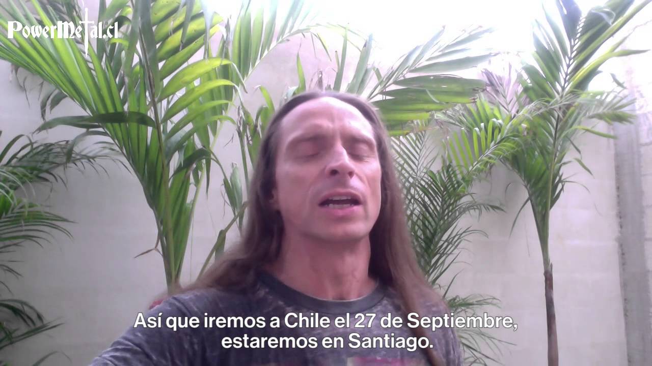 ¡Dirk Schlächter de Gamma Ray saluda a Chile!