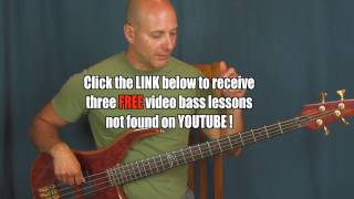 beginner  bass guitar lesson minor pentatonic scale  connecting the forms extended scale